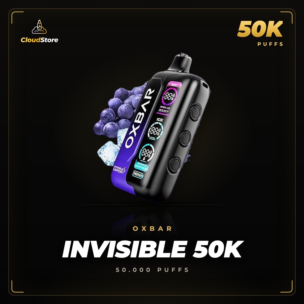 OXBAR INVISIBLE VAPOR 50K — 50.000 PUFFS